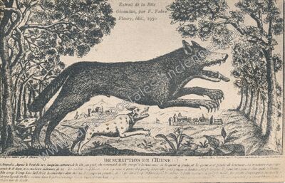 Carte postale ancienne La Bete — Non Localisée (Lozère)