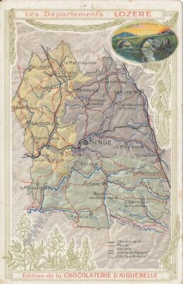Carte postale ancienne La Lozere — Non Localisée (Lozère)