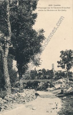 Carte postale ancienne Lozere — Non Localisée (Lozère)