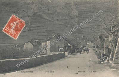 Carte postale ancienne Moline — Non Localisée (Lozère)
