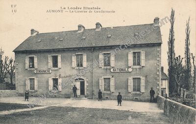 Carte postale ancienne Aumont — Aumont-Aubrac (Lozère)