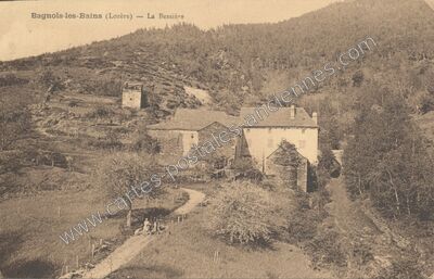 Carte postale ancienne La Bessière — Bagnols-les-Bains (Lozère)