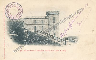 Carte postale ancienne Mont Aigoual — Bassurels (Lozère)