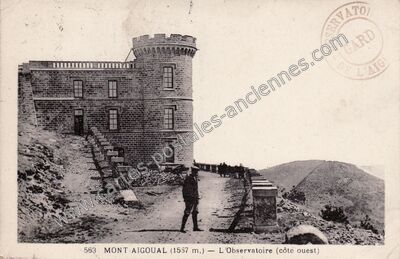 Carte postale ancienne Mont Aigoual — Bassurels (Lozère)