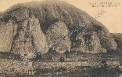 Carte postale ancienne La Chaldette — Brion (Lozère)