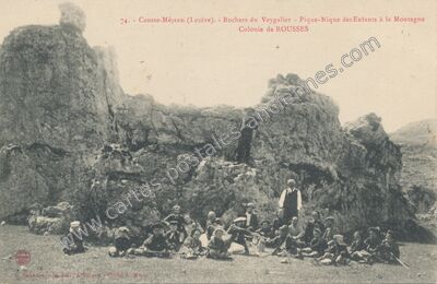 Carte postale ancienne Causse Mejean — Hures-la-Parade (Lozère)