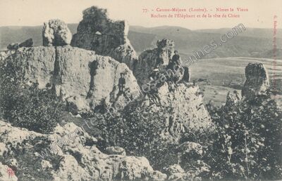 Carte postale ancienne Causse Mejean — Hures-la-Parade (Lozère)