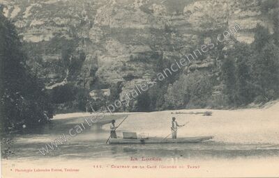 Carte postale ancienne Chateau de la Caze — Laval-du-Tarn (Lozère)