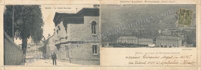 Carte postale ancienne Le Théâtre Municipal — Mende (Lozère)