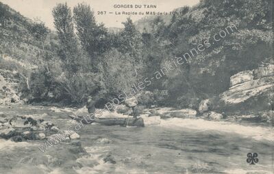 Carte postale ancienne Mas de la Font — Meyrueis (Lozère)