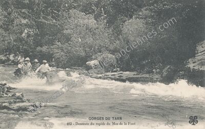 Carte postale ancienne Mas de la Font — Meyrueis (Lozère)