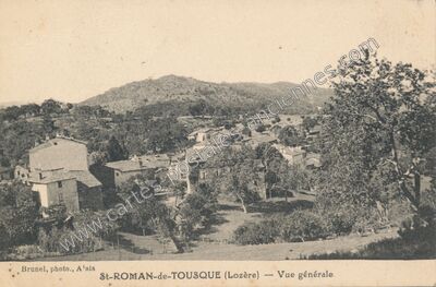 Carte postale ancienne St Romand de Tousque — Moissac-Vallée-Française (Lozère)