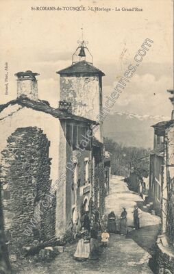 Carte postale ancienne St Romand de Tousque — Moissac-Vallée-Française (Lozère)