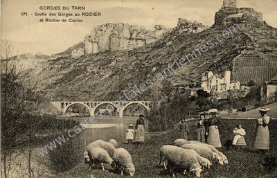 Carte postale ancienne Rozier — Le Rozier (Lozère)