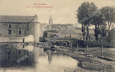 Carte postale ancienne LA LOZÈRE — Saint-Chély-d'Apcher (Lozère)