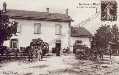 Carte postale ancienne La Lozère Illustrée — Saint-Chély-d'Apcher (Lozère)
