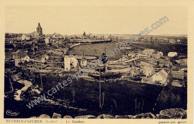 Carte postale ancienne Le Couderc — Saint-Chély-d'Apcher (Lozère)