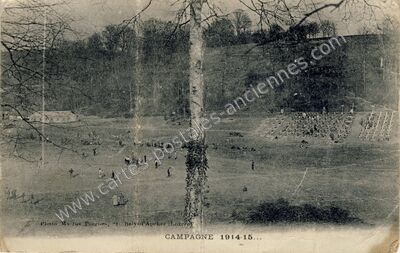 Carte postale ancienne Campagne 1914-15 — Saint-Chély-d'Apcher (Lozère)