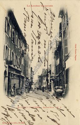 Carte postale ancienne LA LOZÈRE ILLUSTRÉE — Saint-Chély-d'Apcher (Lozère)
