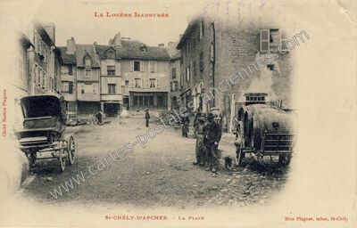 Carte postale ancienne La Lozère Illustrée — Saint-Chély-d'Apcher (Lozère)