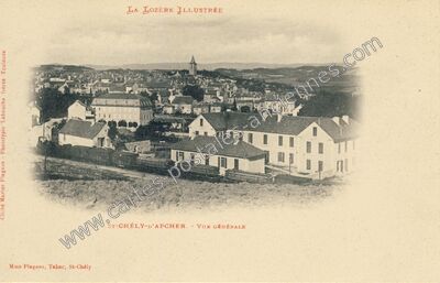 Carte postale ancienne La Lozère Illustrée — Saint-Chély-d'Apcher (Lozère)