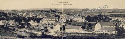 Carte postale ancienne Vue panoramique — Saint-Chély-d'Apcher (Lozère)
