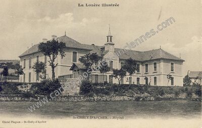 Carte postale ancienne La Lozère illustrée — Saint-Chély-d'Apcher (Lozère)