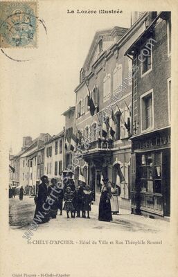 Carte postale ancienne La Lozère illustrée — Saint-Chély-d'Apcher (Lozère)