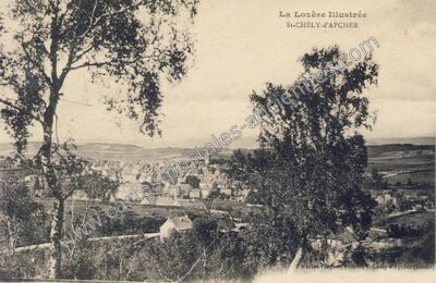 Carte postale ancienne La Lozère Illustrée — Saint-Chély-d'Apcher (Lozère)