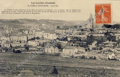 Carte postale ancienne La Lozère illustrée — Saint-Chély-d'Apcher (Lozère)