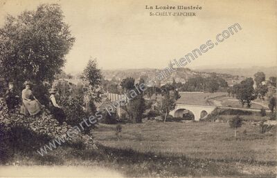 Carte postale ancienne La Lozère illustrée — Saint-Chély-d'Apcher (Lozère)