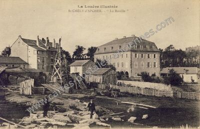 Carte postale ancienne La Ruaille — Saint-Chély-d'Apcher (Lozère)