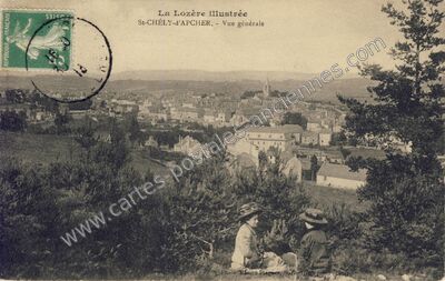 Carte postale ancienne La Lozère illustrée — Saint-Chély-d'Apcher (Lozère)