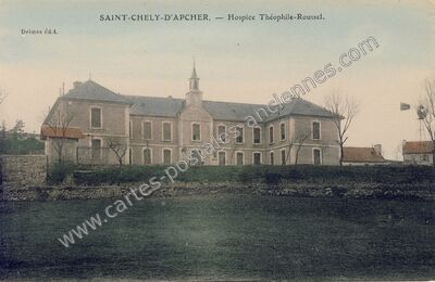 Carte postale ancienne Hospice Théophile-Roussel — Saint-Chély-d'Apcher (Lozère)
