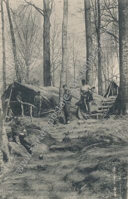 Carte postale ancienne Photo Marius Pagnès - Saint-Chély-d'Apcher (Lozère) 1914-15 - Reprod. Interdite — Saint-Chély-d'Apcher (Lozère)