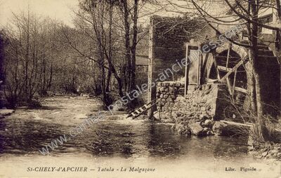 Carte postale ancienne Tatula — Saint-Chély-d'Apcher (Lozère)