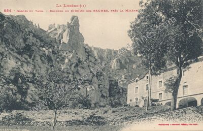 Carte postale ancienne Cirque des Baumes — Saint-Georges-de-Lévéjac (Lozère)