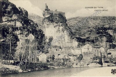 Carte postale ancienne Castelbouc — Sainte-Enimie (Lozère)