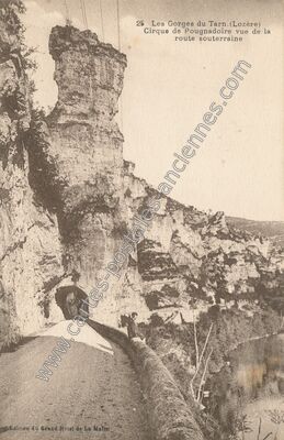 Carte postale ancienne Pougnadoire — Sainte-Enimie (Lozère)