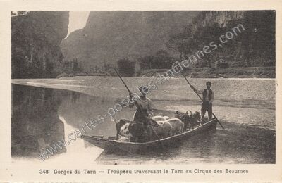 Carte postale ancienne Cirque des Baumes — Saint-Georges-de-Lévéjac (Lozère)