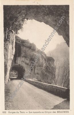Carte postale ancienne Cirque des Baumes — Saint-Georges-de-Lévéjac (Lozère)
