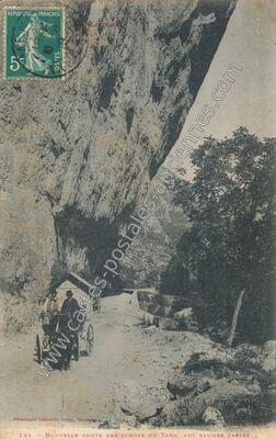 Carte postale ancienne Les Baumes Basses — Saint-Georges-de-Lévéjac (Lozère)