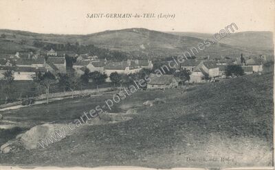 Carte postale ancienne St Germain du Teil — Saint-Germain-du-Teil (Lozère)