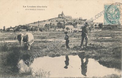 Carte postale ancienne La Lozère illustrée — Termes (Lozère)