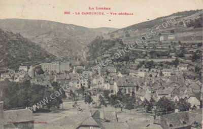 Carte postale ancienne Vue générale — La Canourgue (Lozère)