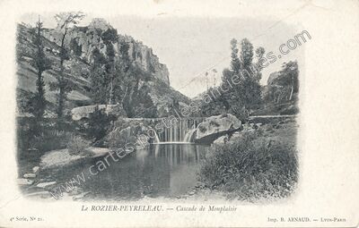 Carte postale ancienne Le Rozier Peyreleau — Non Localisée (Lozère)
