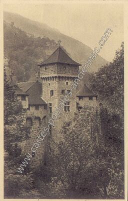 Carte postale ancienne Chateau de La Caze — Laval-du-Tarn (Lozère)