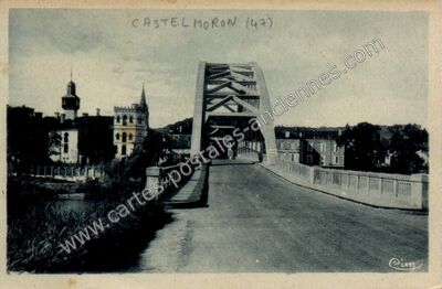 Carte postale ancienne Castelmoron — Castelmoron-sur-Lot (Lot-et-Garonne)
