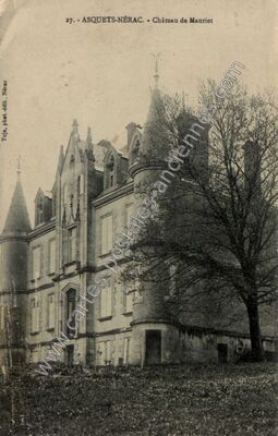 Carte postale ancienne Asquets Neracx — Nérac (Lot-et-Garonne)