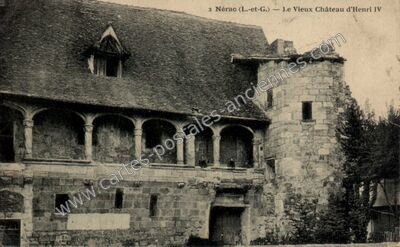 Carte postale ancienne Le Vieux Château d'Henri IV — Nérac (Lot-et-Garonne)